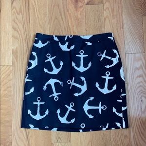 J Crew anchor skirt